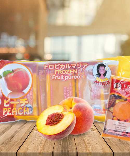 Peach Frozen fruit puree